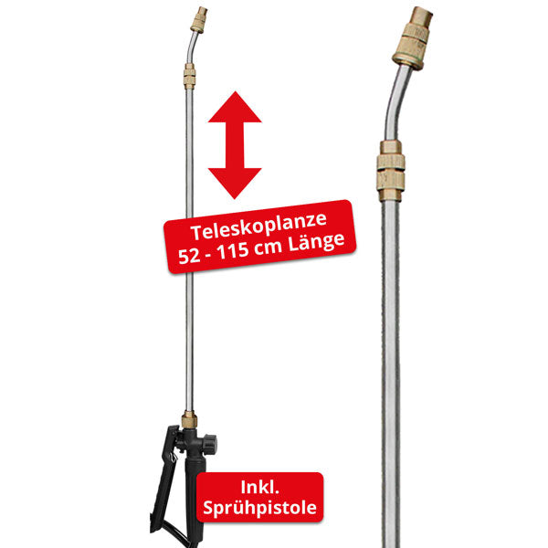 Verlängerungsrohr 52-115cm 000410 HECHT