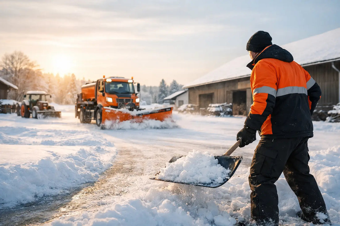 Erfahrungsbericht Winterdienst auf großem Hof