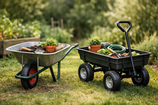 Schubkarre oder Gartenwagen Vergleich