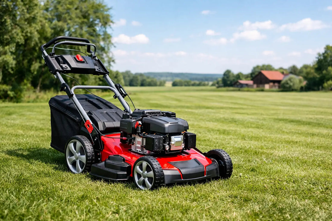 Hecht Rasenmäher 554 SXE für große Flächen