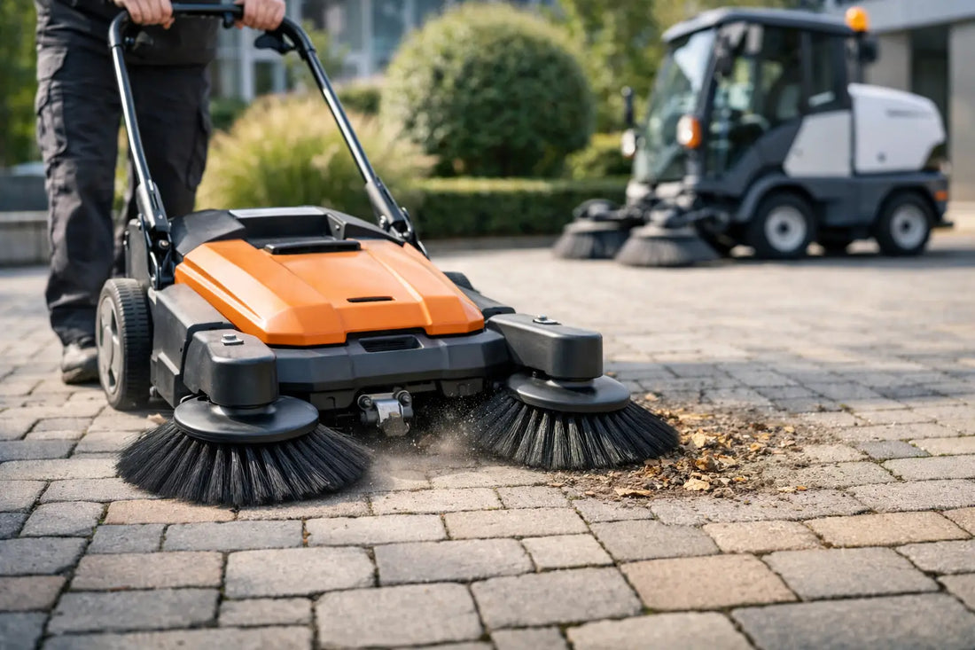 Kehrmaschine für Pflasterflächen richtig wählen