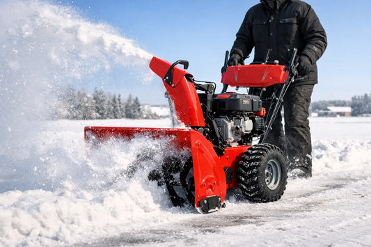 Schneefräse HECHT 9534 SQ für große Flächen