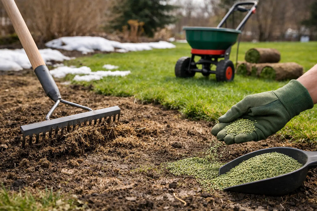 Rasen sanieren nach Winterschäden richtig