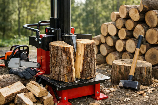 Holzspalter Test für Hartholz - worauf es ankommt