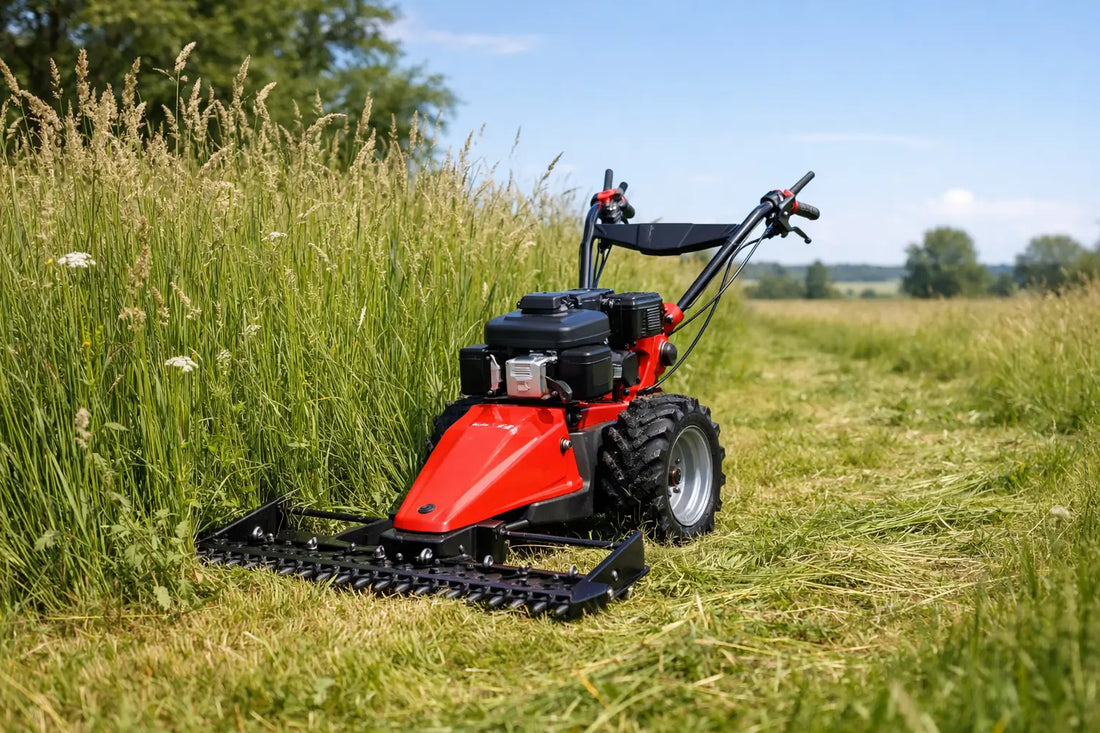 Balkenmäher HECHT 587 für hohes Gras und Flächen