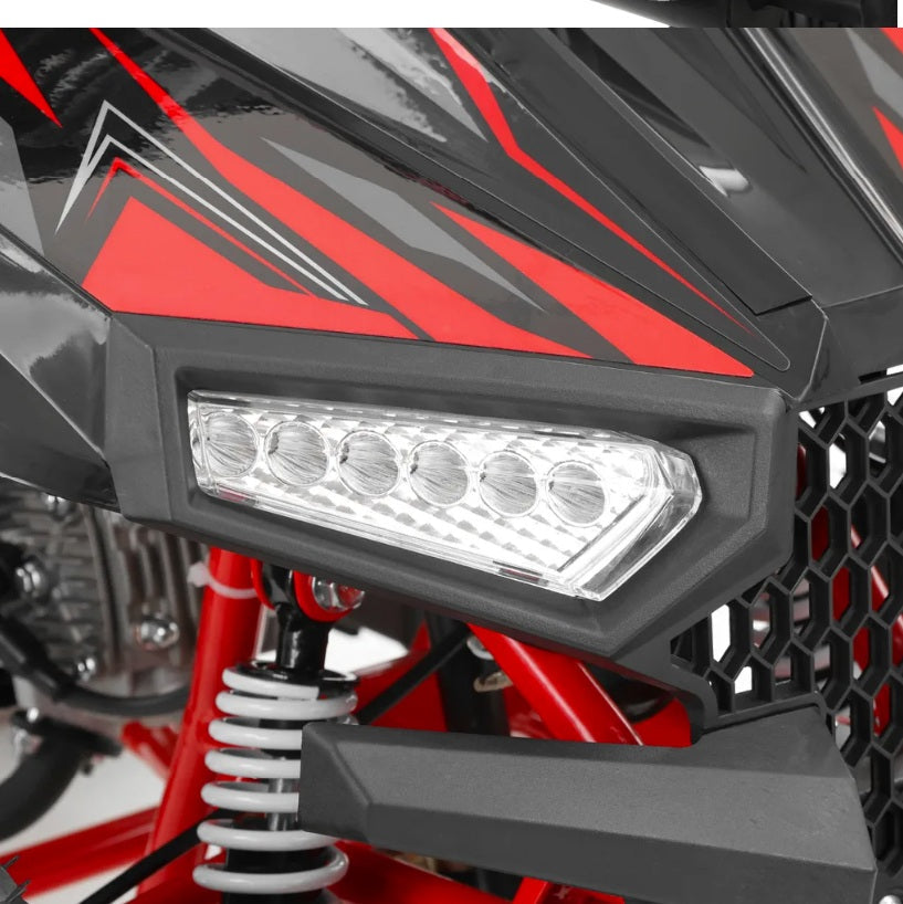 Midi Benzin Quad ATV 125cc, Automatik + RG 7 Zoll HECHT