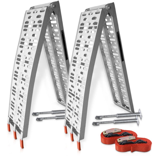 Auffahrrampen mit Stützen aus Aluminium - HECHT Garten Austria 