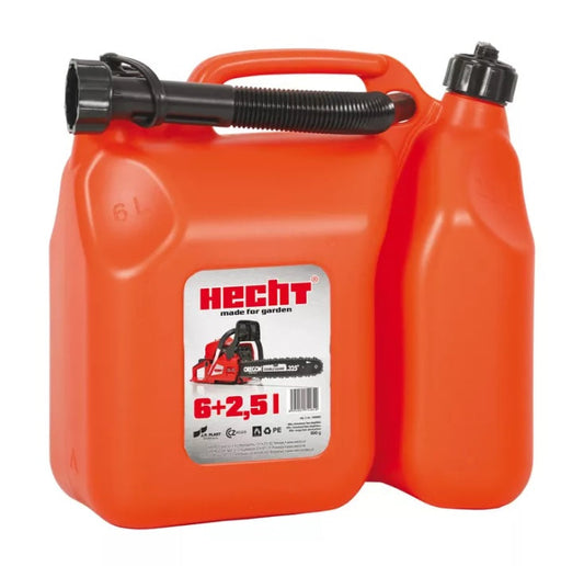 Gemisch-Benzinkanister 6+2,5 Liter HECHT
